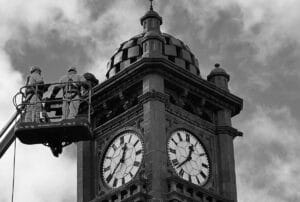 TPC Cleans west Bromwich clock tower